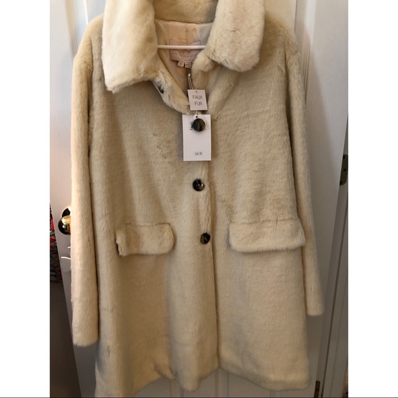 NWT Gal Meets Glam PAULINA COAT size xl with pockets 🦄 - Picture 1 of 4